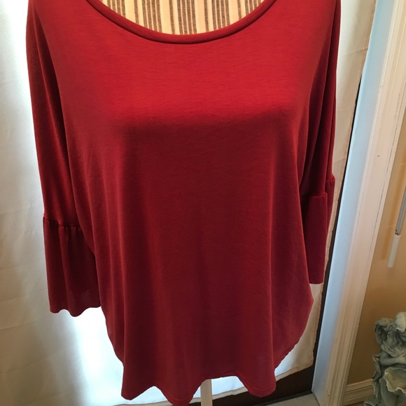 No Comment Rose Color Top size Lg - Picture 3 of 10